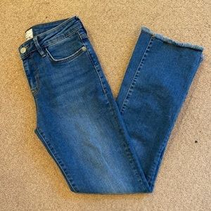 Free People | High rise cut off denim jeans
